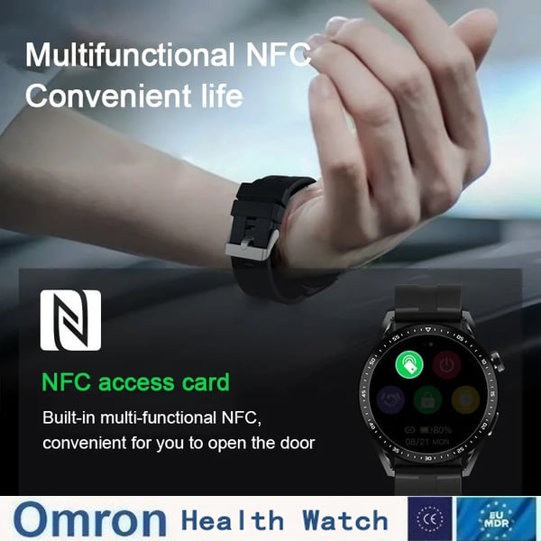 【🎌From japan🎌】OMRON Painless Blood Glucose ALL DAY Monitoring Smart Bluetooth Watch