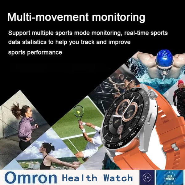 【🎌From japan🎌】OMRON Painless Blood Glucose ALL DAY Monitoring Smart Bluetooth Watch