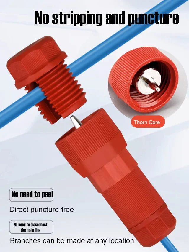 Non-Strip Wire Piercing Quick Connector （20Pcs/Set）【Perfect for stealing electricity!!!】