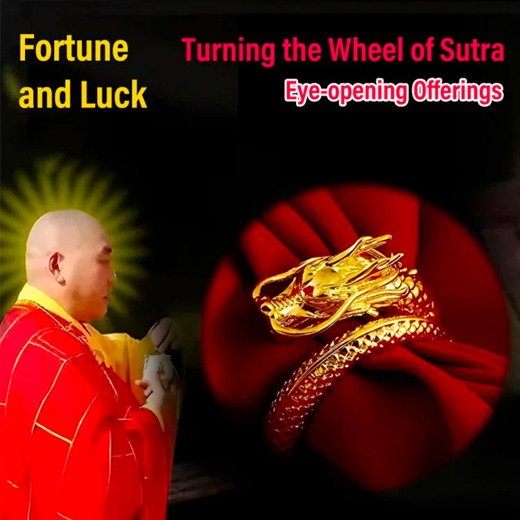 Christmas Sale - Dragon Tail Qiankun Lucky Ring - Bring you fortune and good luck! Change your destiny!