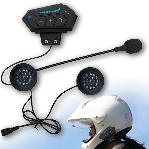 🔥(49% OFF🔥 Last Day) 💝BT12 Motorcycle Helmet Bluetooth Headset