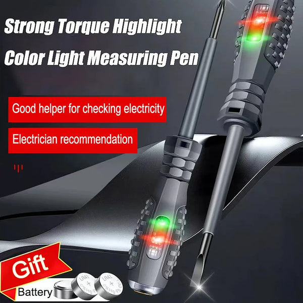 2-in-1 High Torque Strong Magnetic Screwdriver Electricity Detector