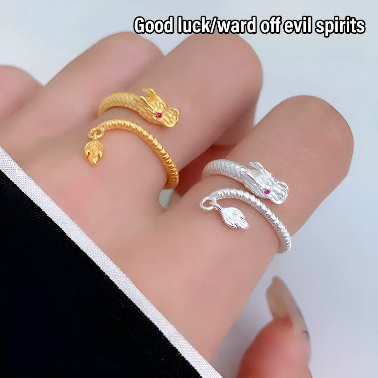 Christmas Sale - Dragon Tail Qiankun Lucky Ring - Bring you fortune and good luck! Change your destiny!