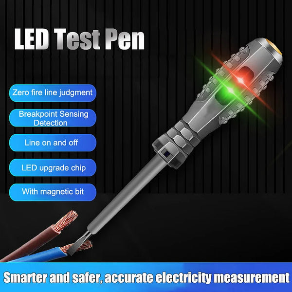 2-in-1 High Torque Strong Magnetic Screwdriver Electricity Detector