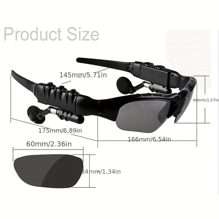 🔥Hot Sale🔥Wireless Sports Bluetooth Polarized Glasses（49% OFF）