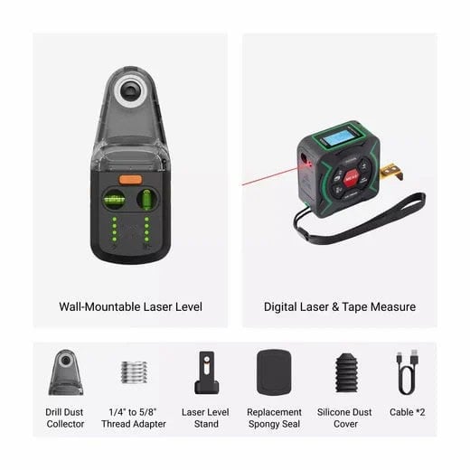 🔥Last DAY 49% OFF🔥3-in-1 Wall-Mountable Laser Level