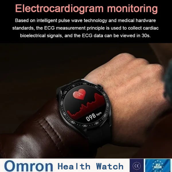 【🎌From japan🎌】OMRON Painless Blood Glucose ALL DAY Monitoring Smart Bluetooth Watch