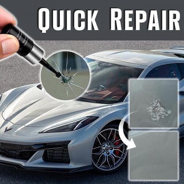 (Last Day Promotion - 49% OFF) Cracks Gone Glass Repair Kit (New Formula)