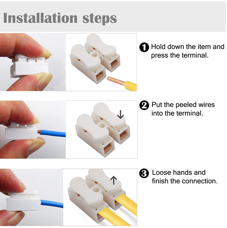 Spring Quick Connector Wire (50pcs)