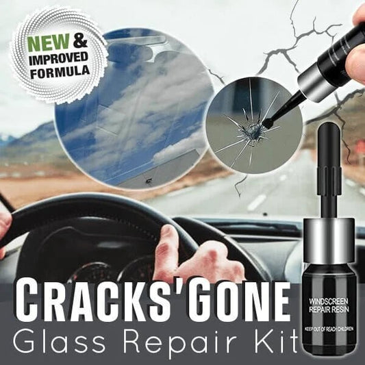 (Last Day Promotion - 49% OFF) Cracks Gone Glass Repair Kit (New Formula)