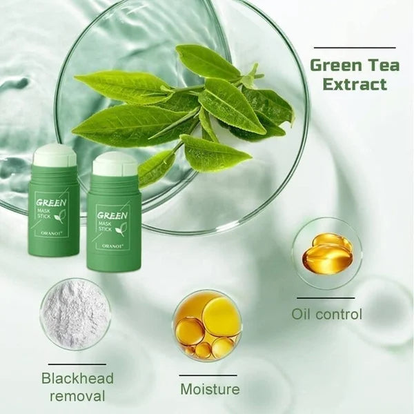 Deep Cleanse Green Tea Mask👍Buy 2 Get 1 Free(Free Shipping)