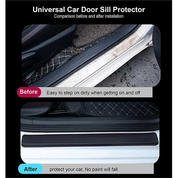 Stickers4Car, door sill protectors (4 sheets)