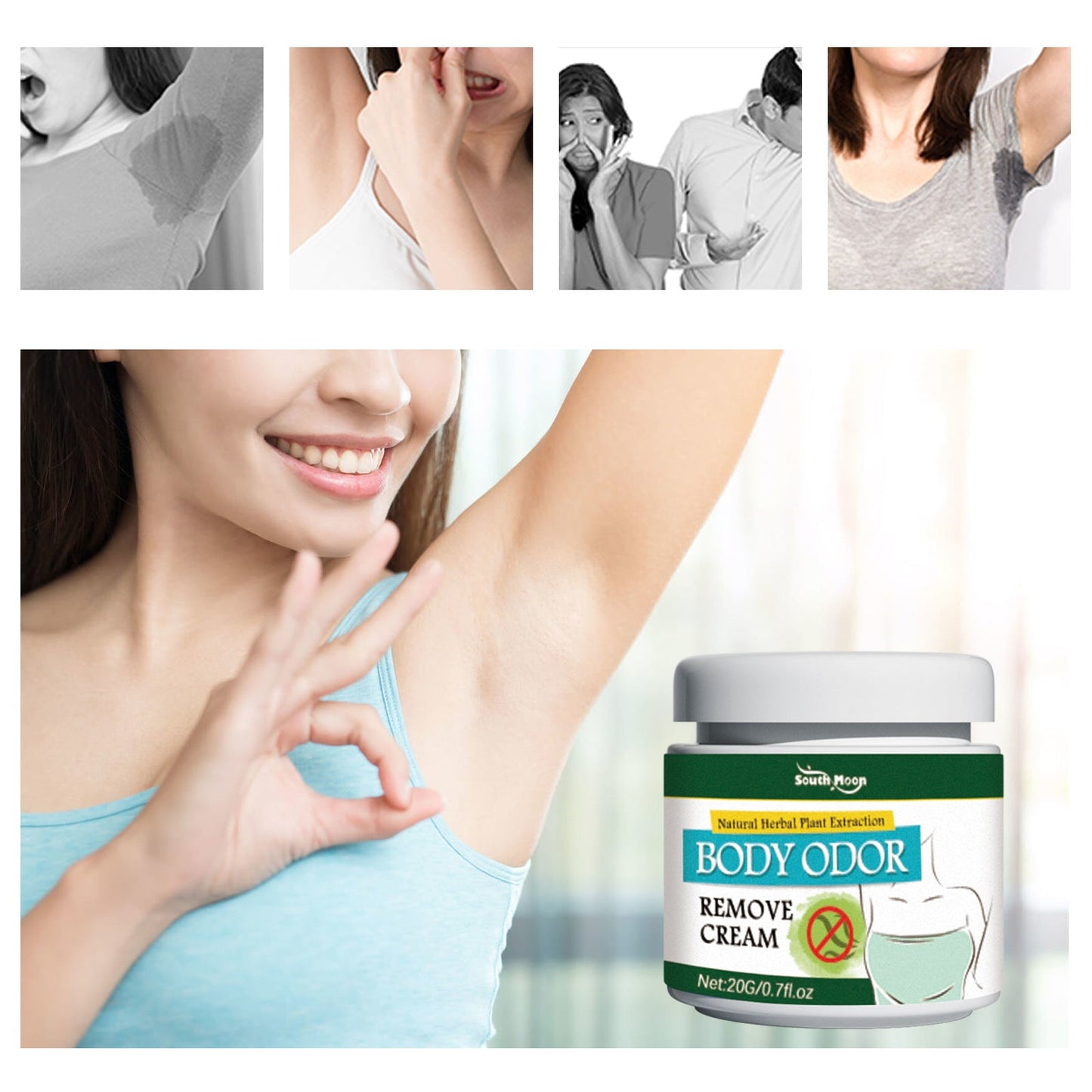 South Moon Armpit Odor Remover【Clean And Refreshing To Body】