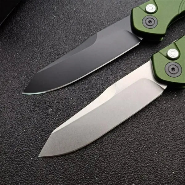 BO 9400 Automatic High Hardness Outdoor Camping Folding Knife (3.4" Satin)